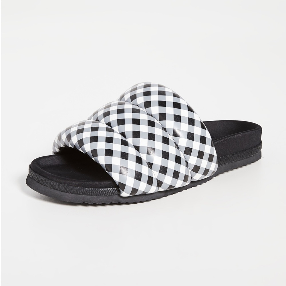 R0AM The Puffy Sandals in Gingham